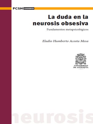 cover image of La duda en la neurosis obsesiva. Fundamentos metapsicológicos